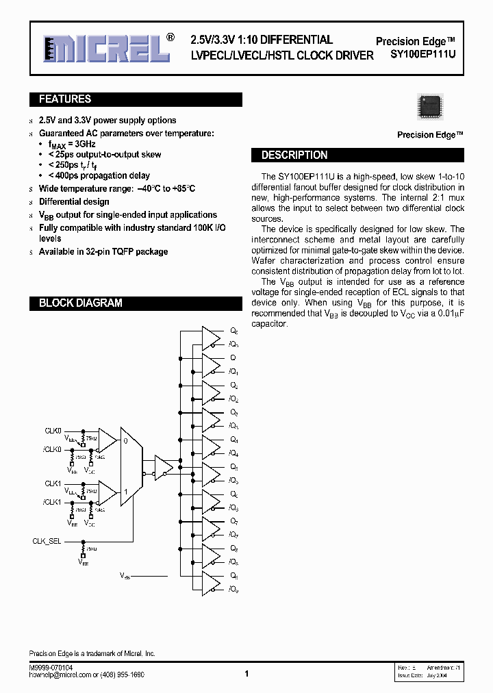 SY100EP111UTI_1008344.PDF Datasheet
