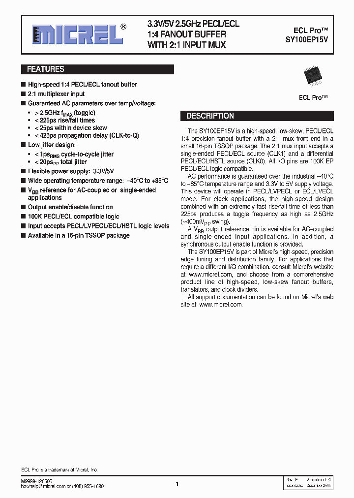 SY100EP15VK4ITR_1320213.PDF Datasheet