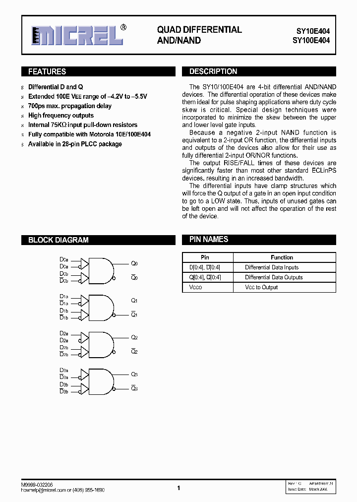 SY10E40406_1320354.PDF Datasheet