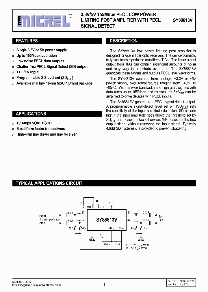SY88813VKGTR_1320603.PDF Datasheet