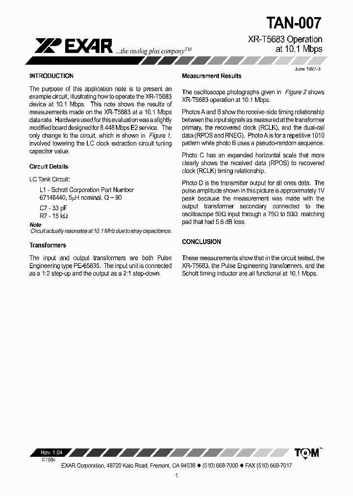 TAN-007_1321640.PDF Datasheet