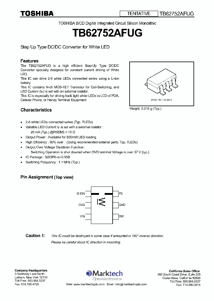 TB62752AFUG_1179997.PDF Datasheet