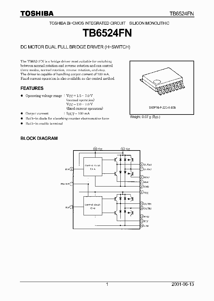 TB6524FN_1321800.PDF Datasheet