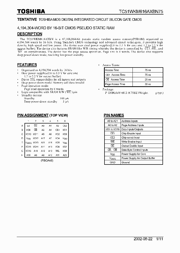 TC51WKM616AXBN75_1322211.PDF Datasheet
