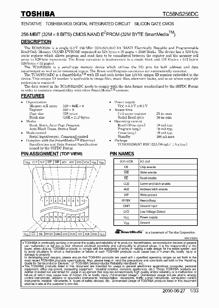 TC58NS256DC_1322318.PDF Datasheet