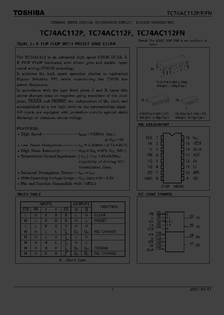 TC74AC112F_1136845.PDF Datasheet