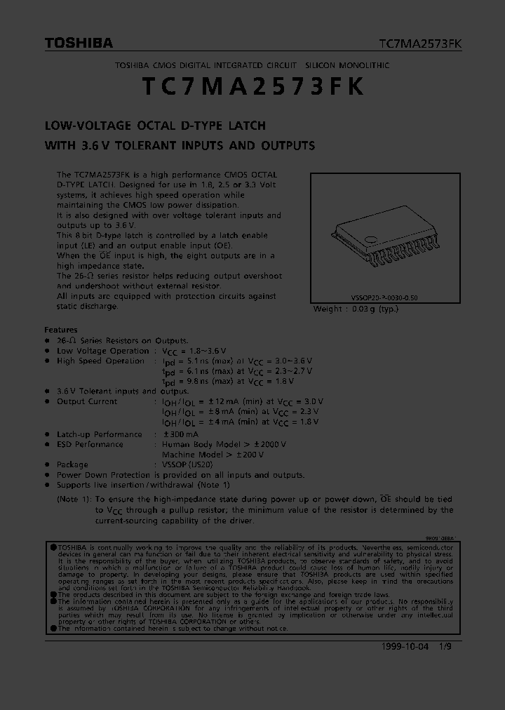 TC7MA2573FK_1128918.PDF Datasheet
