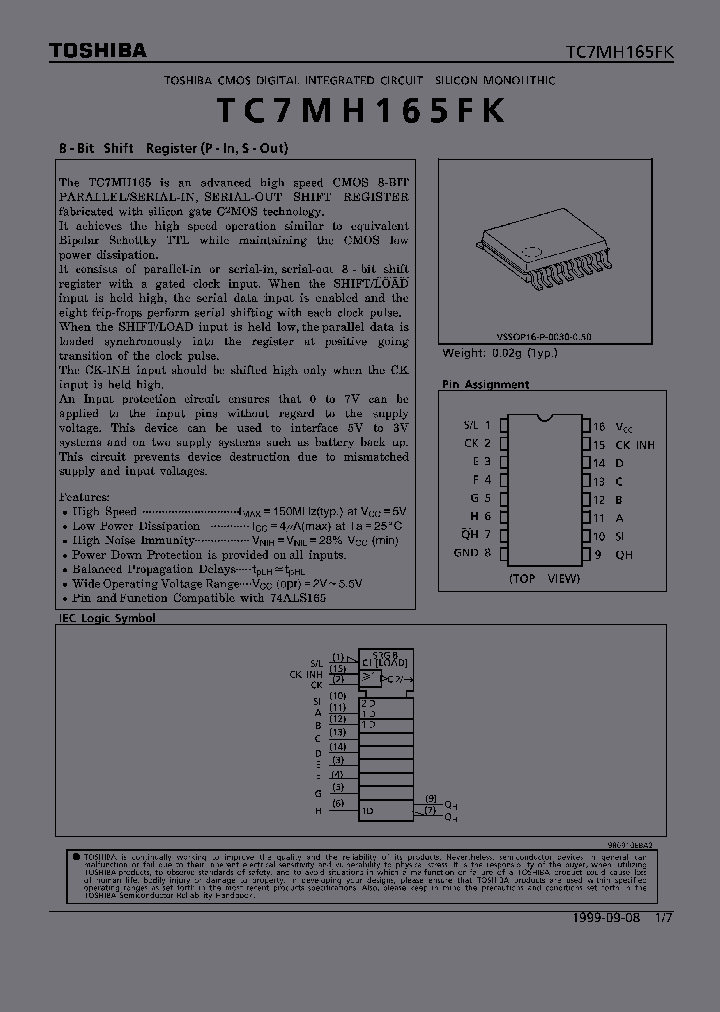 TC7MH165FK_1322720.PDF Datasheet