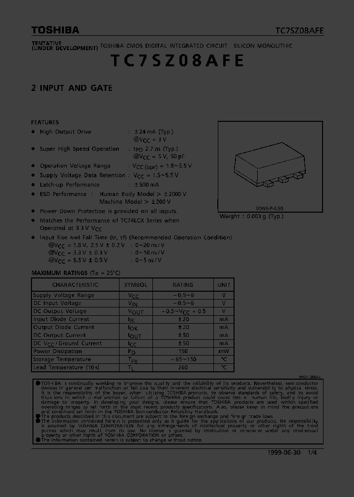 TC7SZ08AFE_1322785.PDF Datasheet