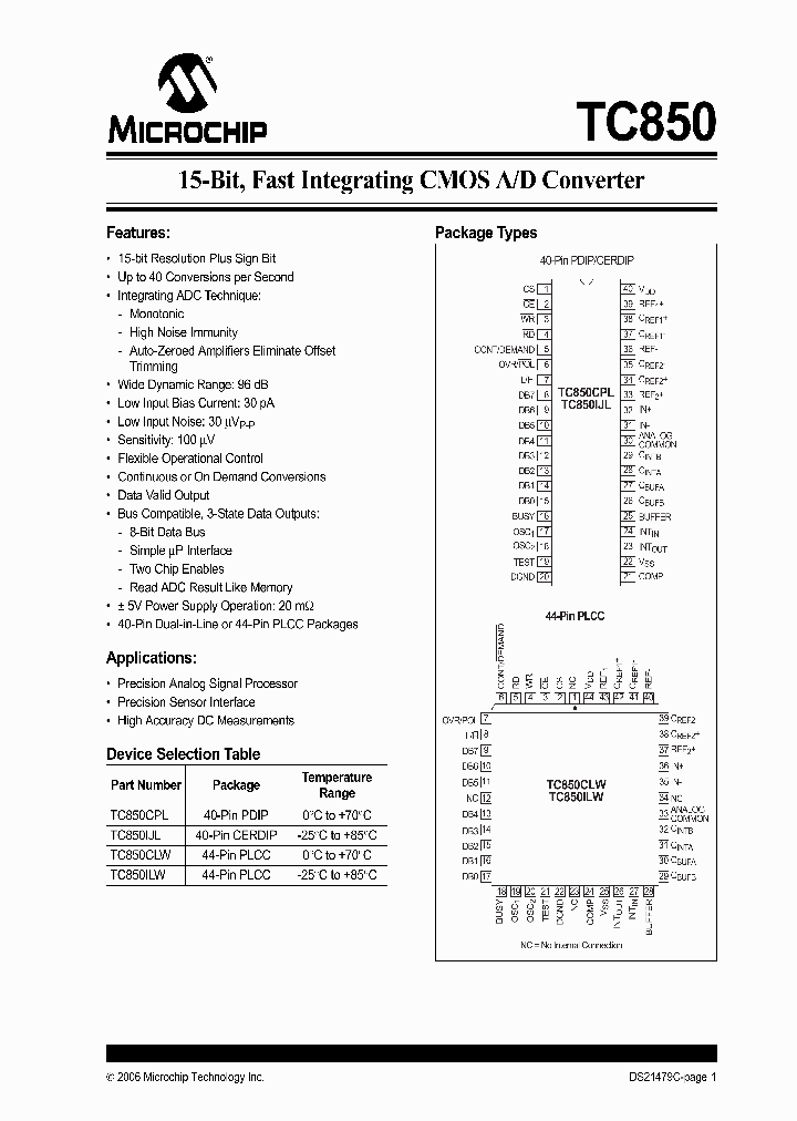 TC850ILW_1322857.PDF Datasheet
