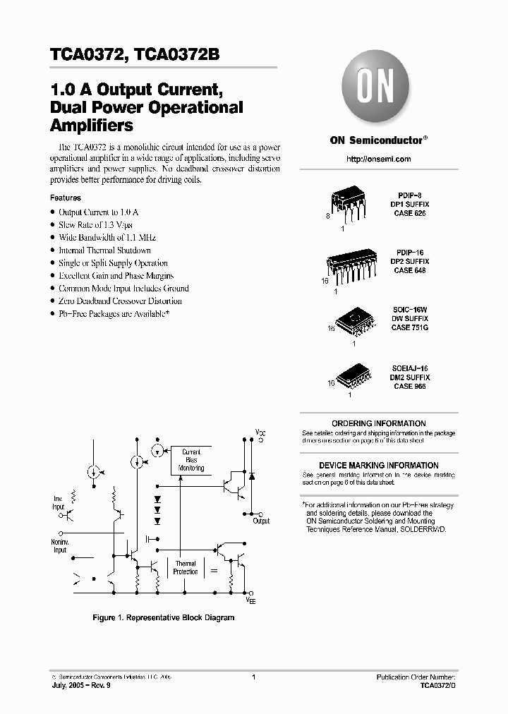 TCA0372BDP1_911647.PDF Datasheet