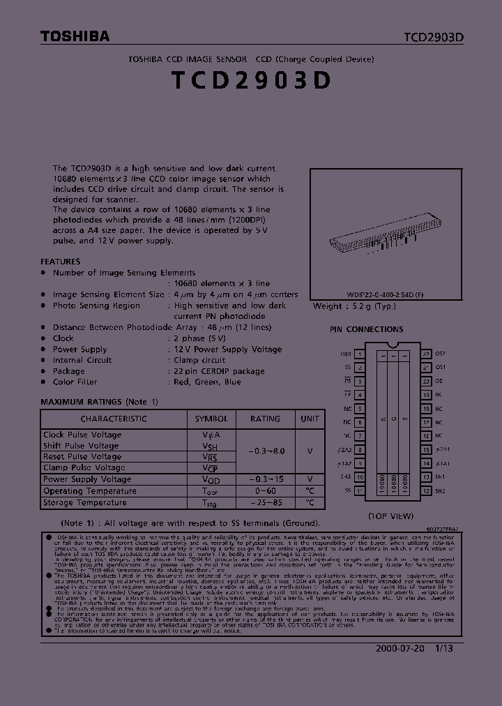 TCD2903D_1066782.PDF Datasheet