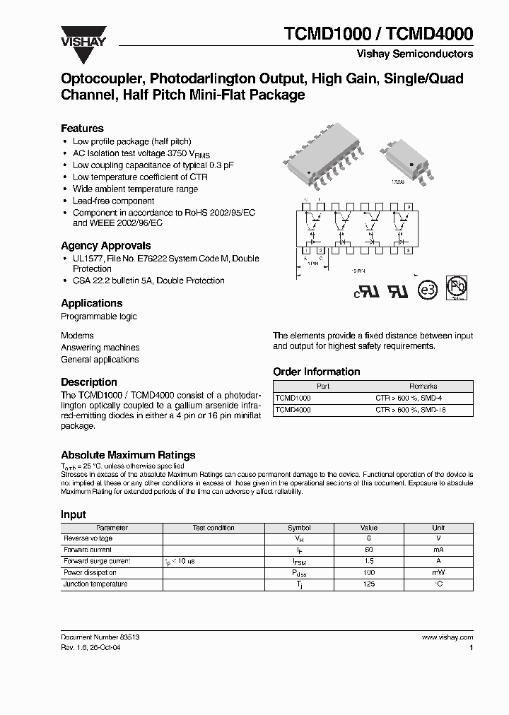 TCMD4000_1323115.PDF Datasheet