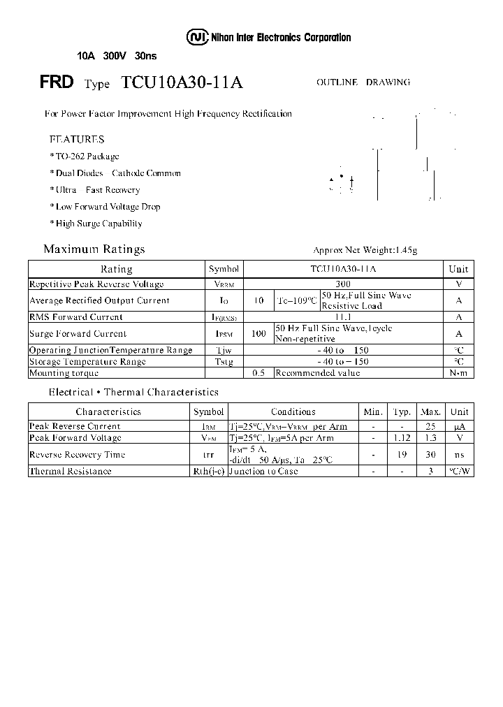 TCU10A30-11A_1323167.PDF Datasheet