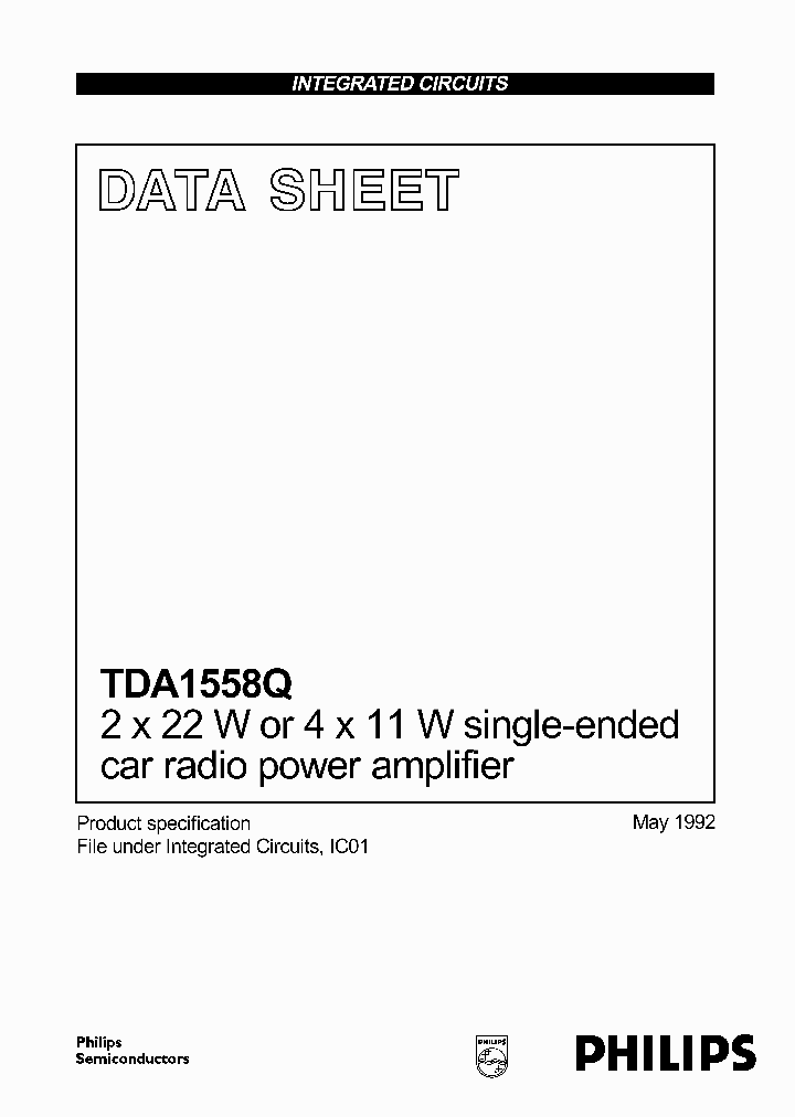 TDA1558_1140804.PDF Datasheet