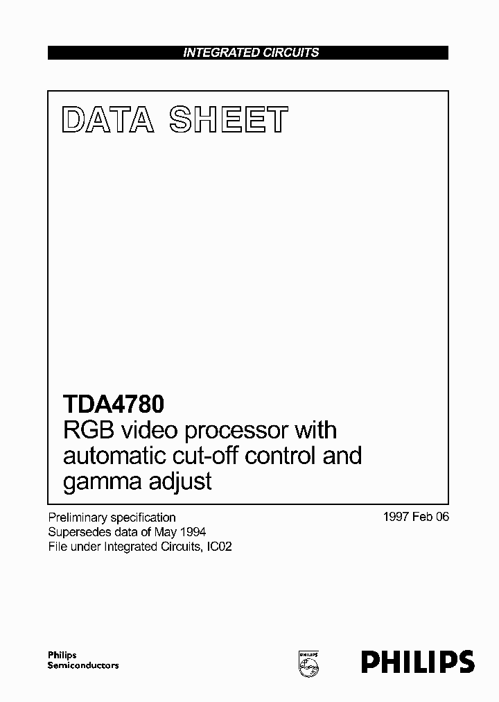 TDA4780_1122952.PDF Datasheet