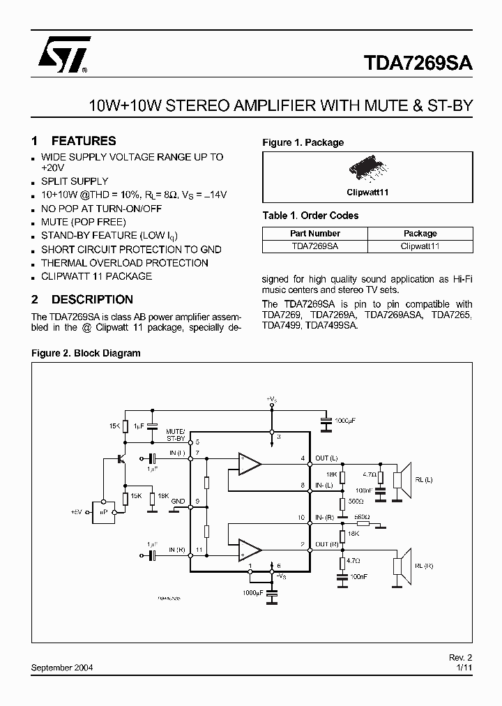 TDA7269SA_1323493.PDF Datasheet
