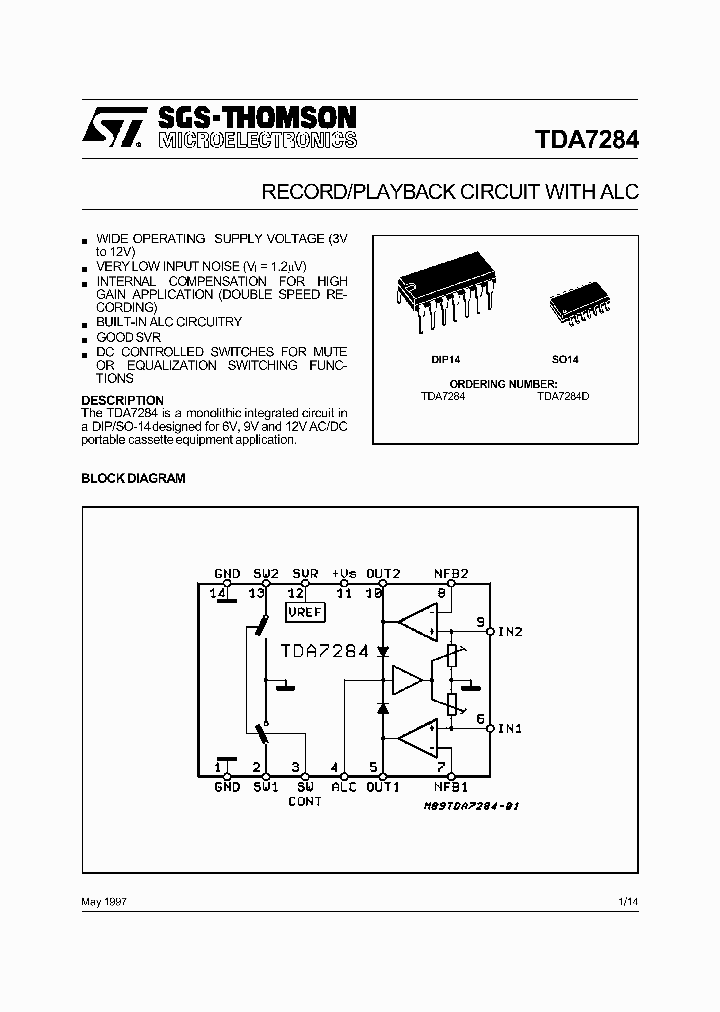 TDA7284D_1323497.PDF Datasheet