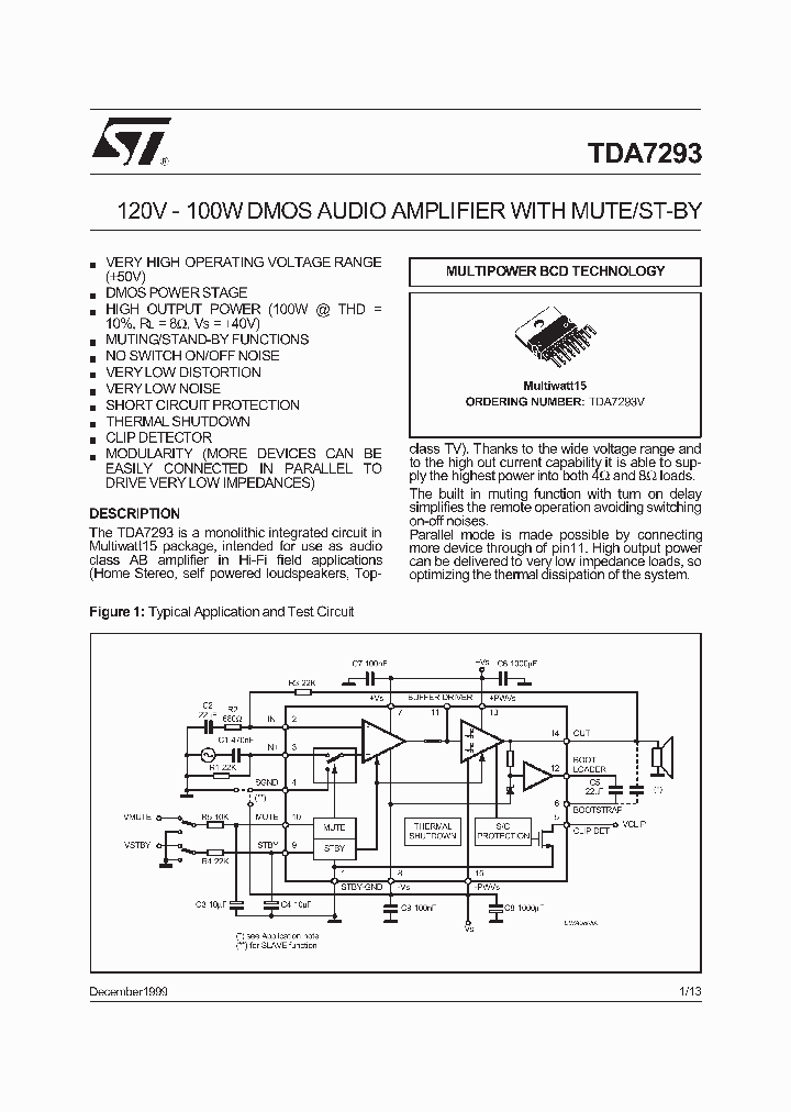 TDA7293V_1323501.PDF Datasheet