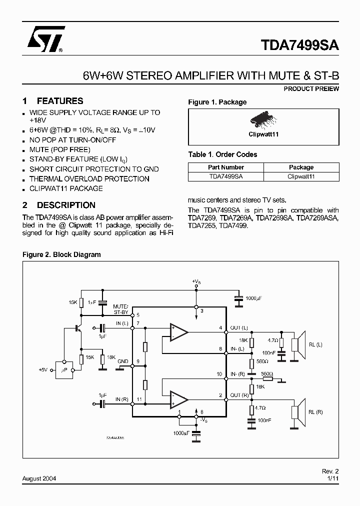 TDA7499SA_1323597.PDF Datasheet