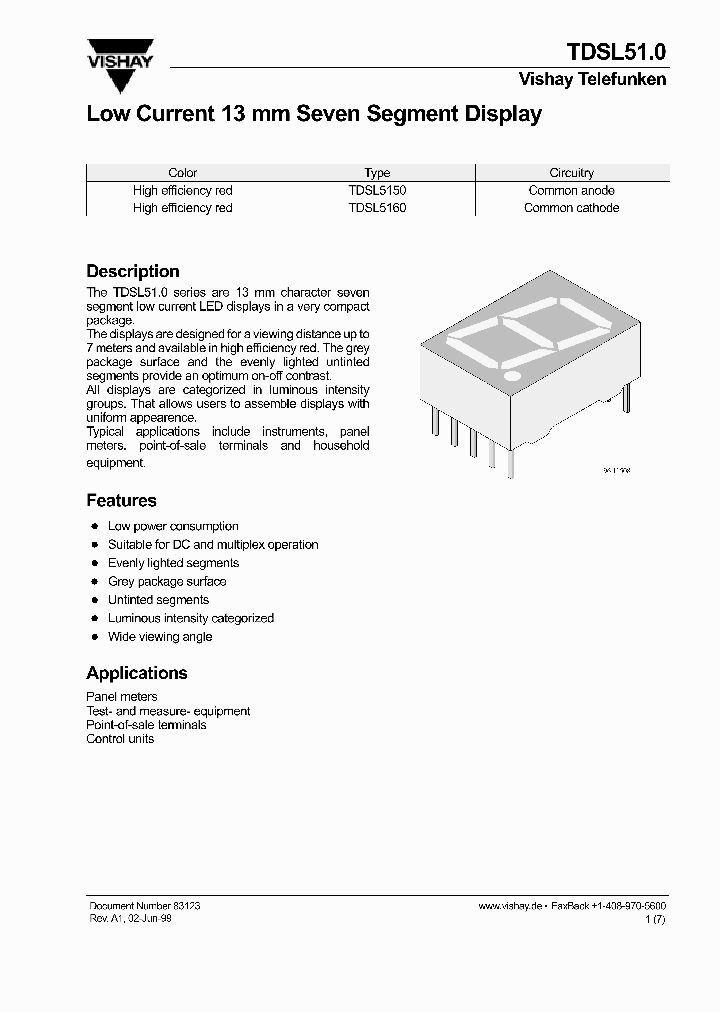 TDSL5160_1323946.PDF Datasheet
