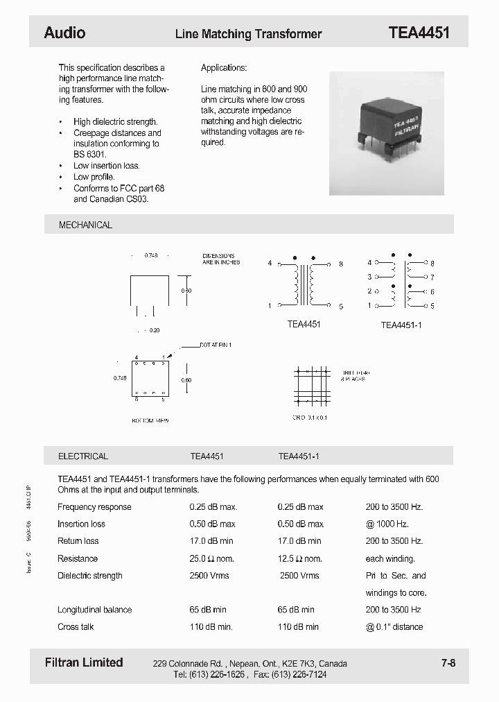 TEA4451_1324071.PDF Datasheet