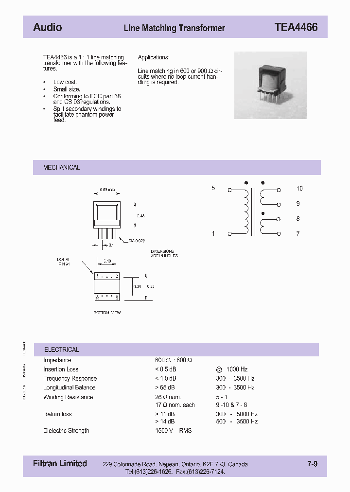 TEA4466_1324072.PDF Datasheet