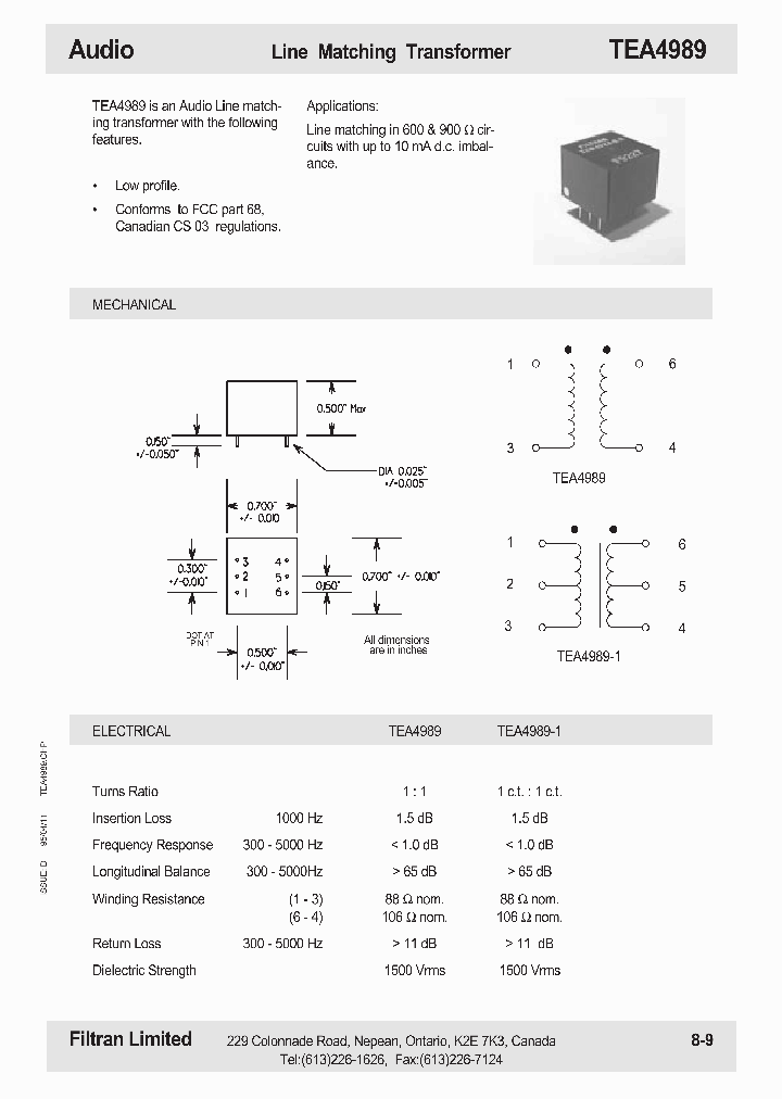 TEA4989_1324074.PDF Datasheet