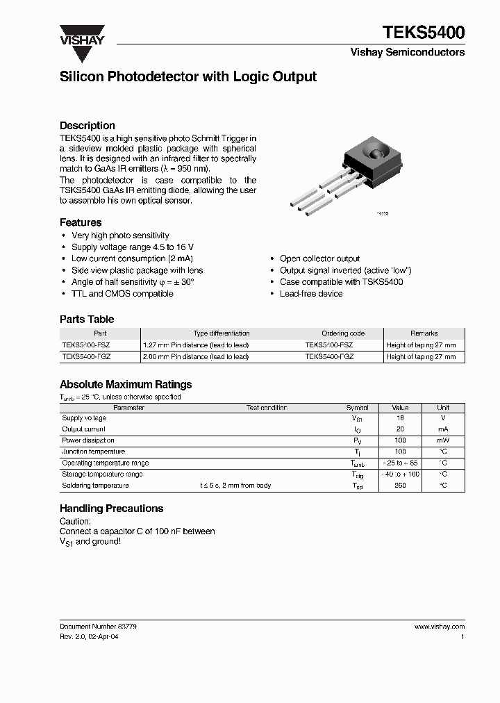TEKS5400-FSZ_1324152.PDF Datasheet