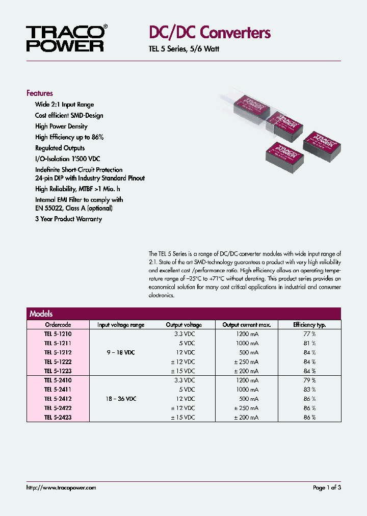 TEL5-2423_1324166.PDF Datasheet