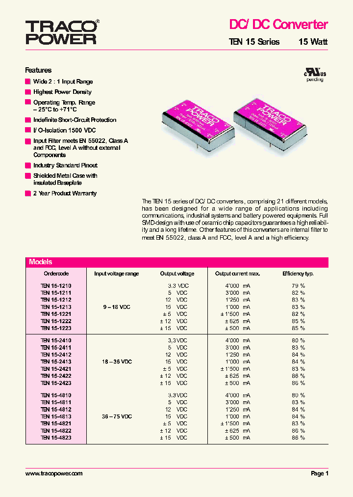 TEN15-4823_1324183.PDF Datasheet