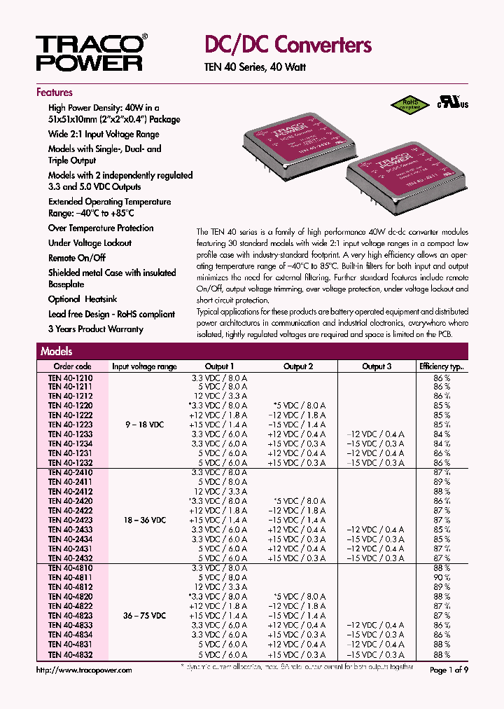 TEN40-4834_1324191.PDF Datasheet