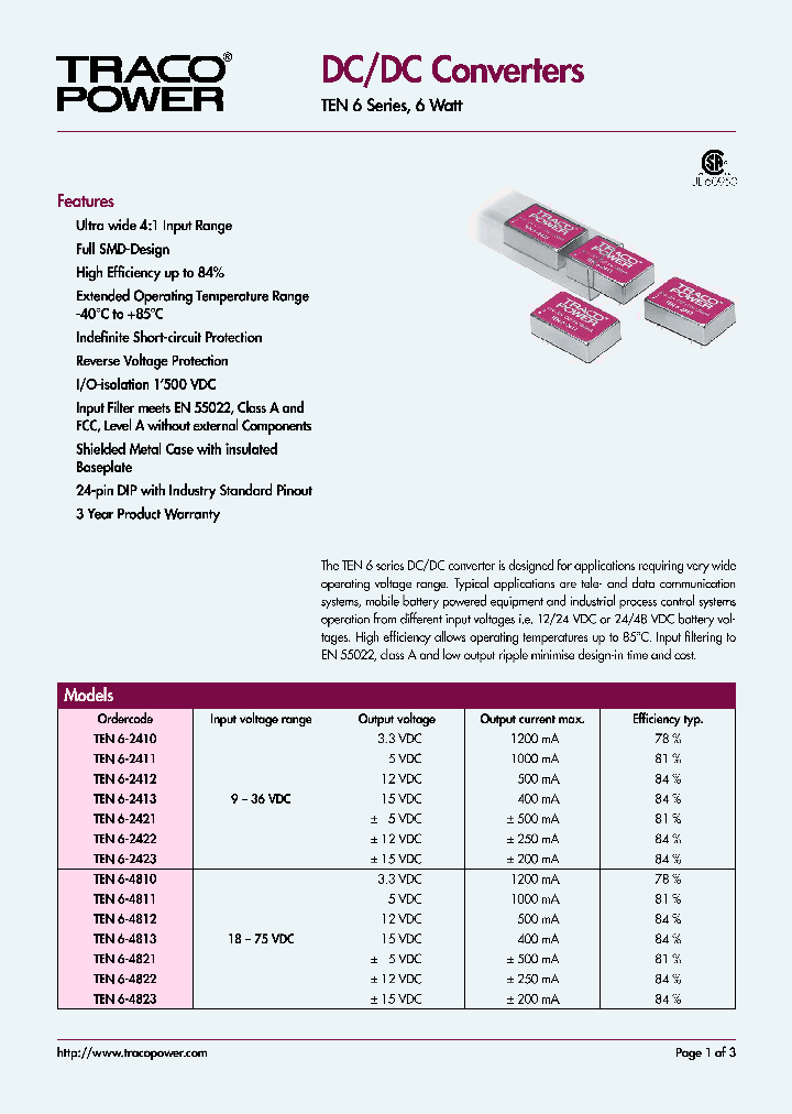 TEN6-4823_1324195.PDF Datasheet