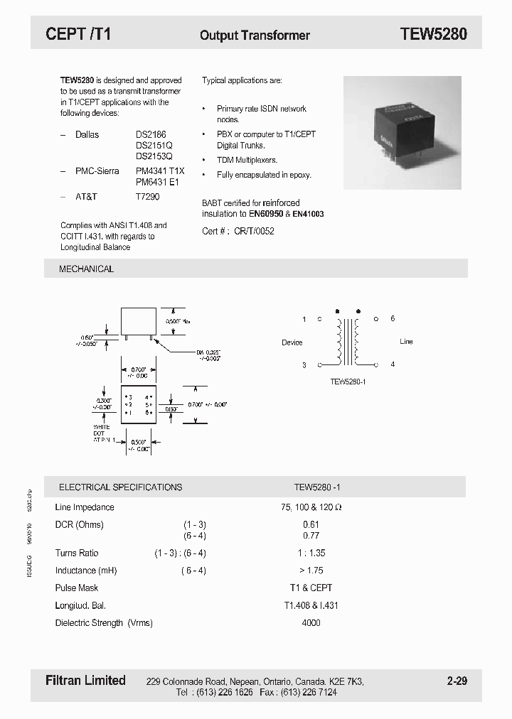 TEW5280_1106537.PDF Datasheet