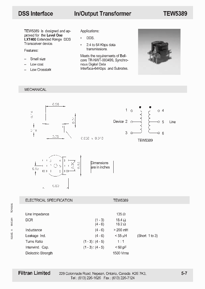 TEW5389_1324229.PDF Datasheet