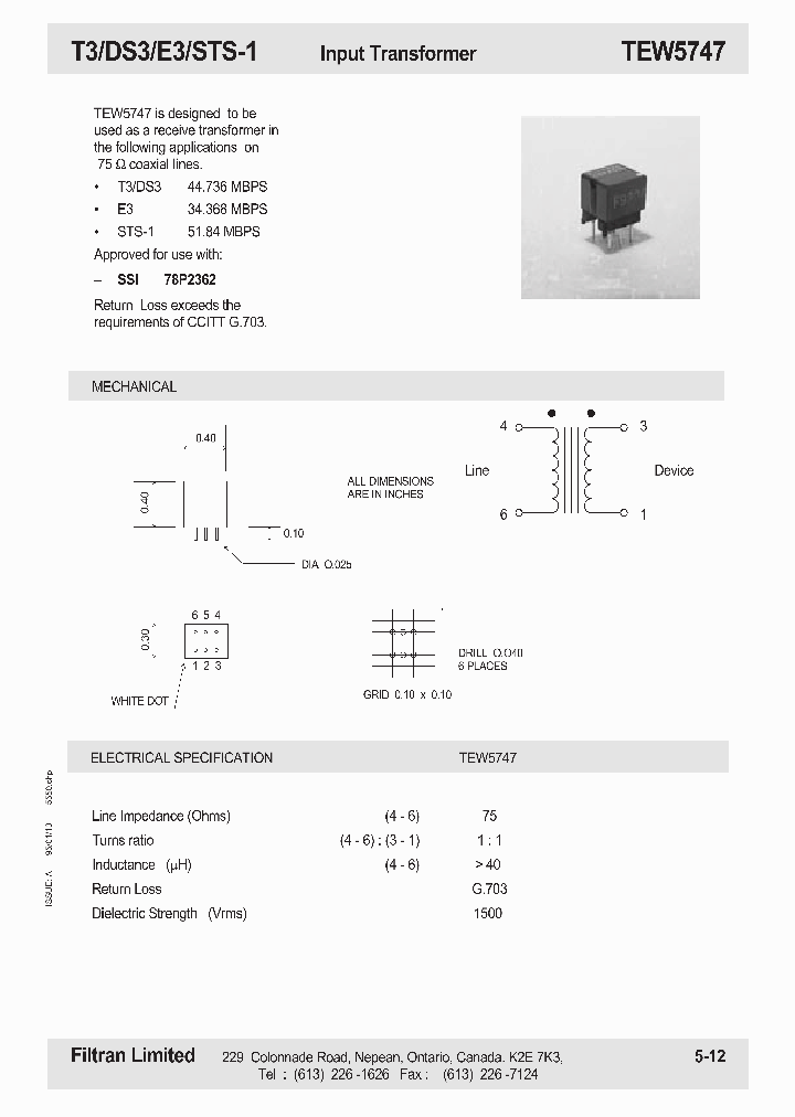 TEW5747_1105795.PDF Datasheet