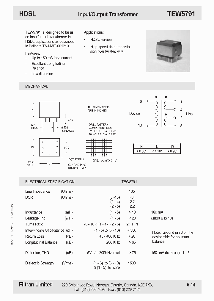 TEW5791_1324242.PDF Datasheet