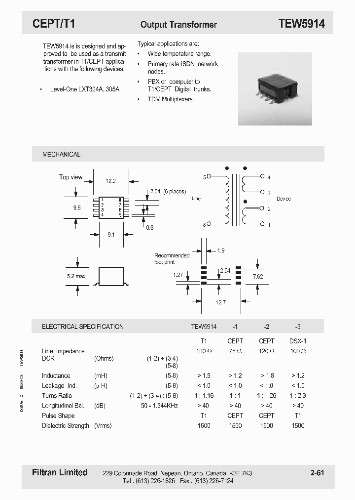 TEW5914_1105847.PDF Datasheet