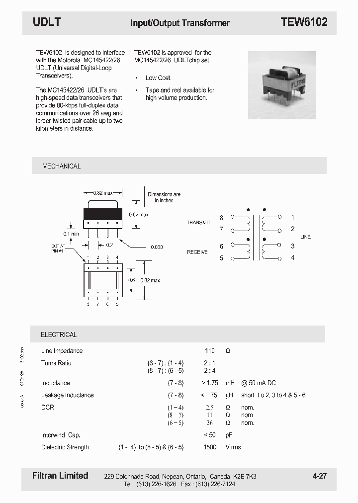 TEW6102_1324249.PDF Datasheet