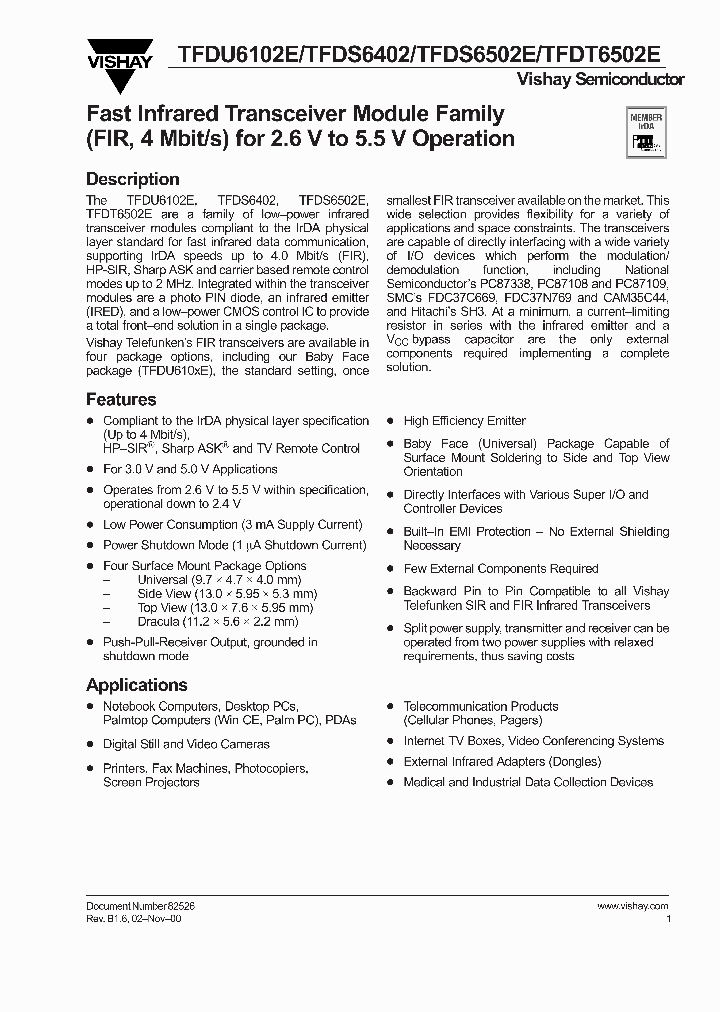 TFDS6402_1174193.PDF Datasheet