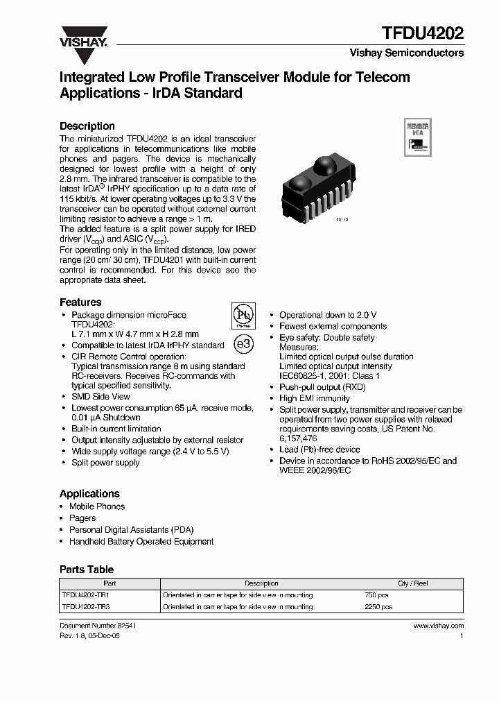 TFDU4202-TR1_1106017.PDF Datasheet