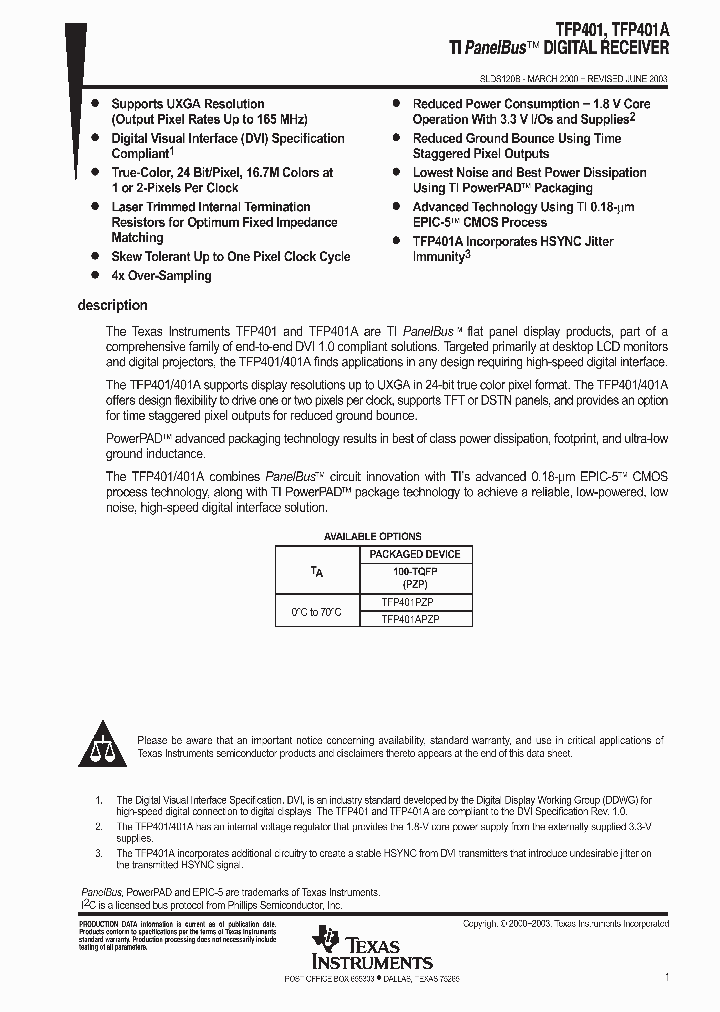 TFP40107_1324342.PDF Datasheet