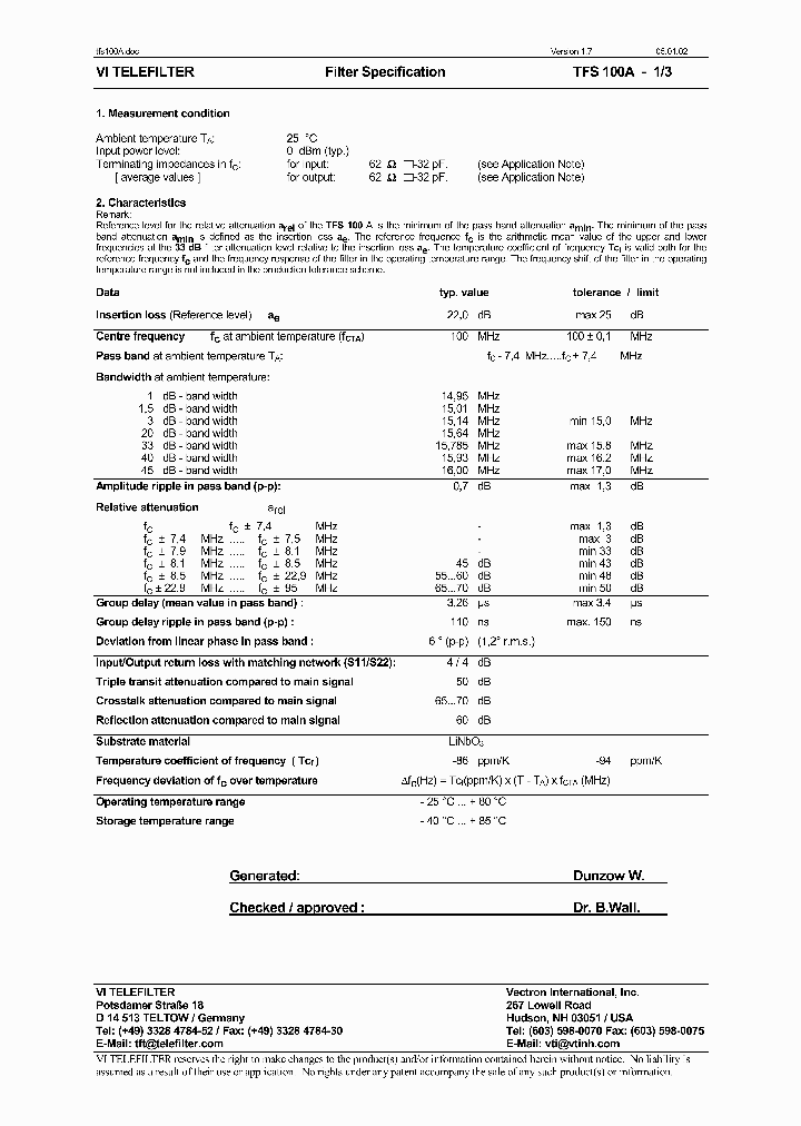 TFS100A_1324368.PDF Datasheet