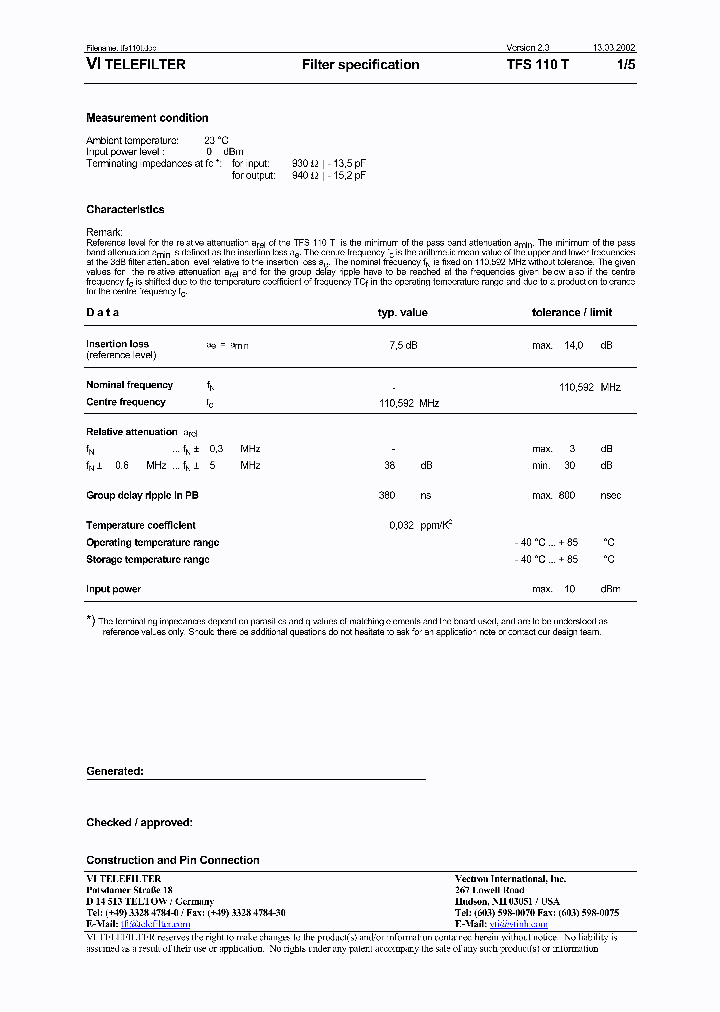 TFS110T_1173824.PDF Datasheet