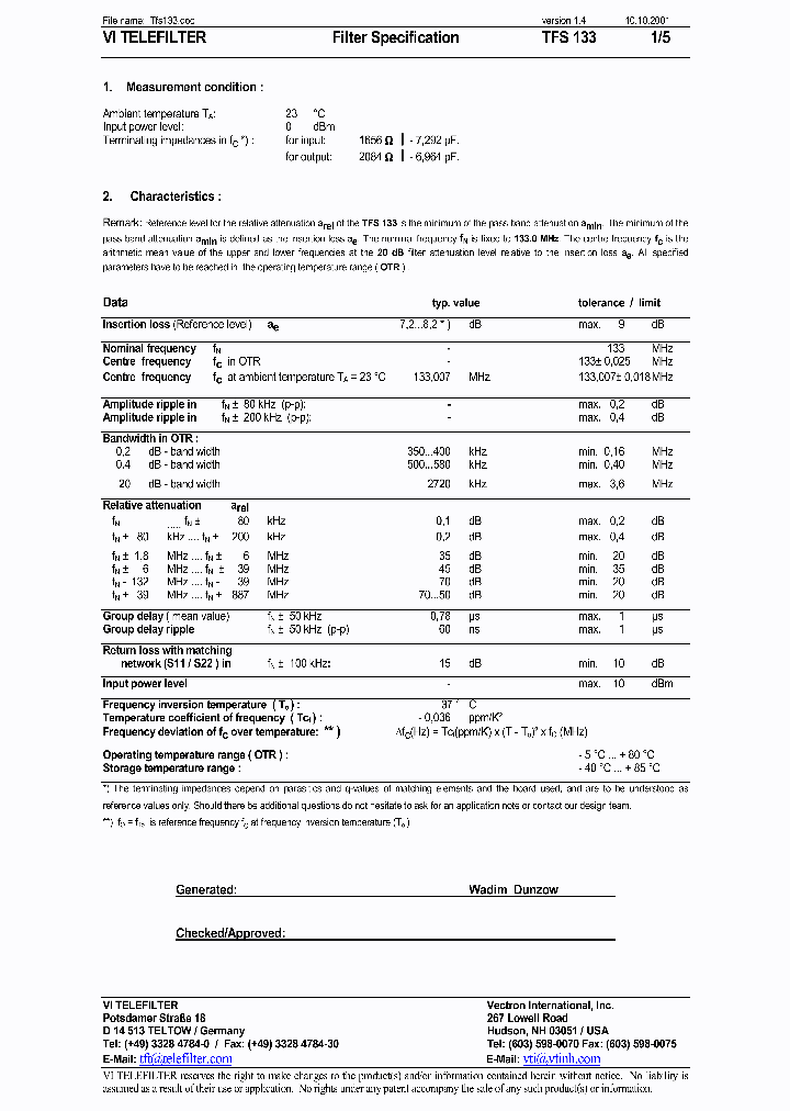 TFS133_1324397.PDF Datasheet