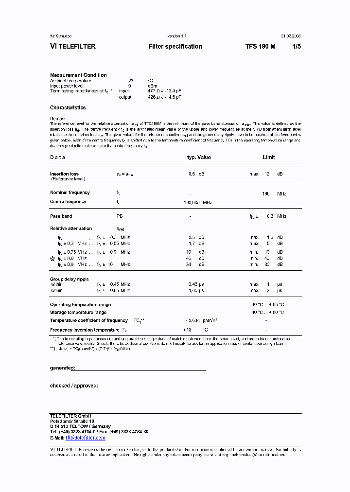 TFS190M_1324463.PDF Datasheet