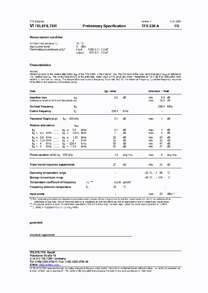 TFS238A_1324501.PDF Datasheet
