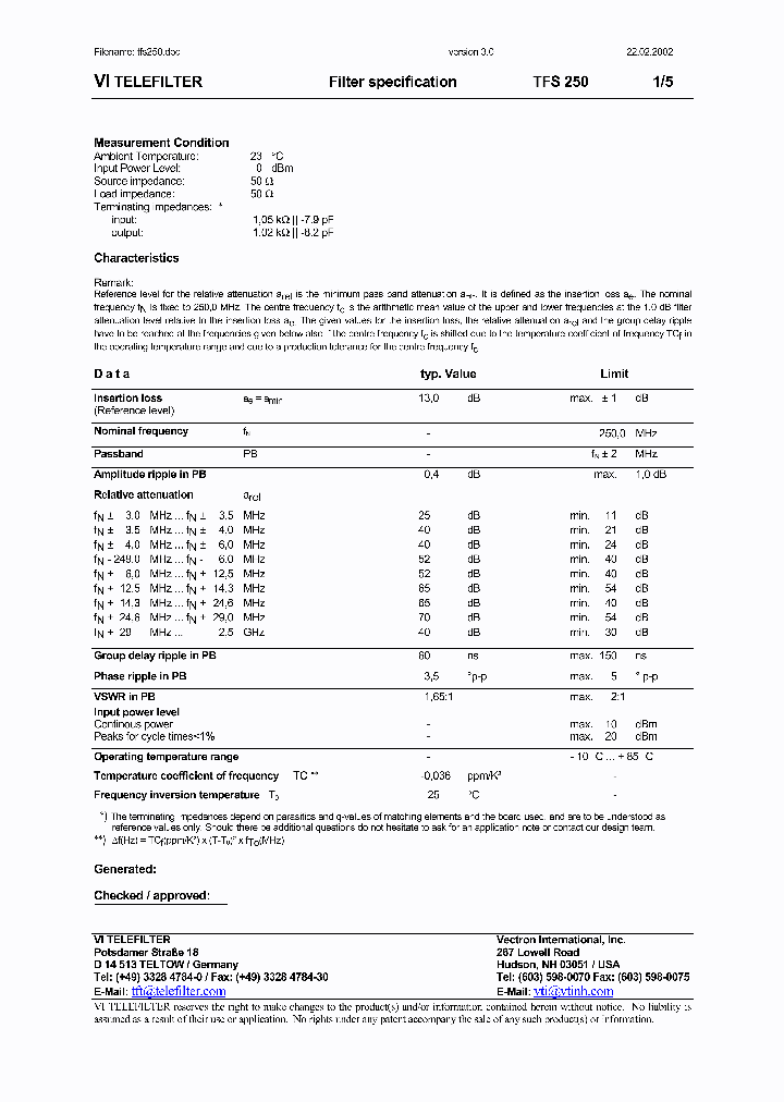 TFS250_1324526.PDF Datasheet
