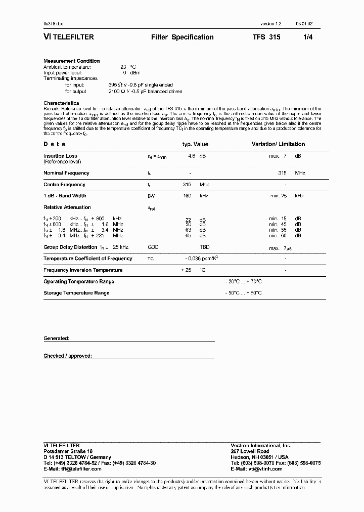 TFS315_1324550.PDF Datasheet
