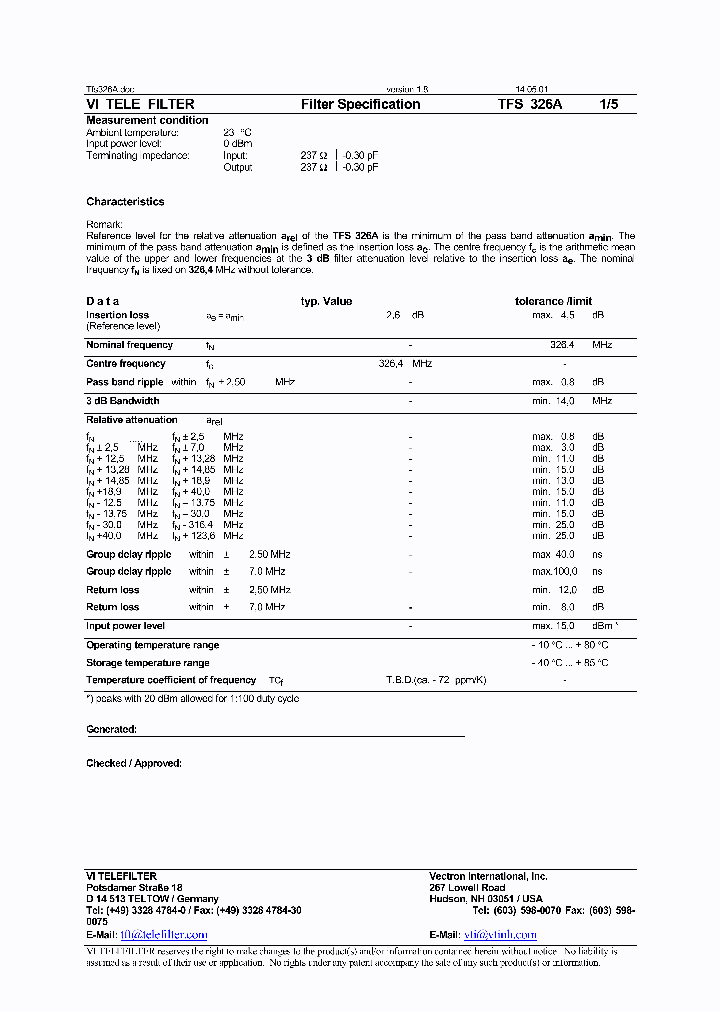 TFS326A_1324554.PDF Datasheet